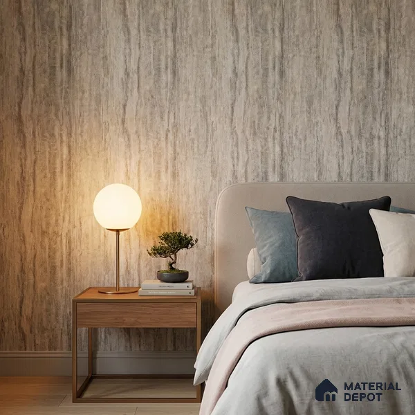 85104-3 | 5 Meter x 42 Inch PVC Marble Look Wallpaper - 57 Sq. Ft. | Minimum 10% wastage during installation