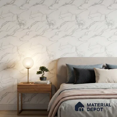 85102-1 | 5 Meter x 42 Inch PVC Marble Look Wallpaper - 57 Sq. Ft. | Minimum 10% wastage during installation