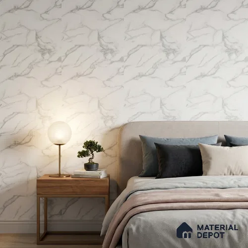 85102-1 | 5 Meter x 42 Inch PVC Marble Look Wallpaper - 57 Sq. Ft. | Minimum 10% wastage during installation