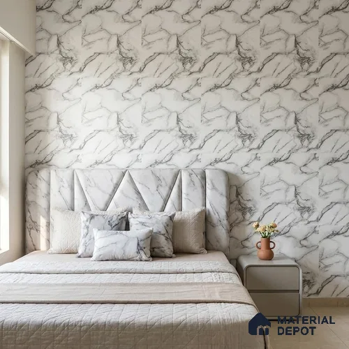 85102-3 | 5 Meter x 42 Inch PVC Marble Look Wallpaper - 57 Sq. Ft. | Minimum 10% wastage during installation