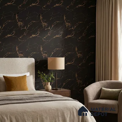 85102-4 | 5 Meter x 42 Inch PVC Marble Look Wallpaper - 57 Sq. Ft. | Minimum 10% wastage during installation