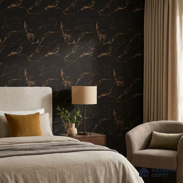 85102-4 | 5 Meter x 42 Inch PVC Marble Look Wallpaper - 57 Sq. Ft. | Minimum 10% wastage during installation