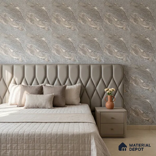 85101-3 | 5 Meter x 42 Inch PVC Marble Look Wallpaper - 57 Sq. Ft. | Minimum 10% wastage during installation