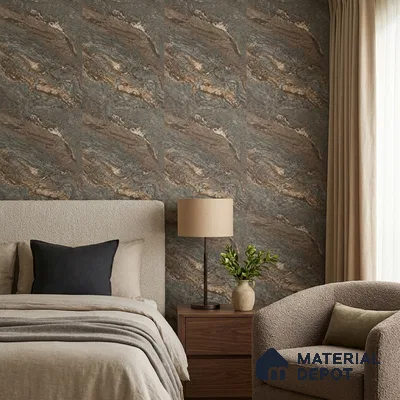 85101-4 | 5 Meter x 42 Inch PVC Marble Look Wallpaper - 57 Sq. Ft. | Minimum 10% wastage during installation