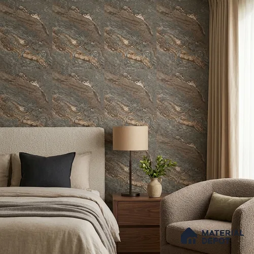 85101-4 | 5 Meter x 42 Inch PVC Marble Look Wallpaper - 57 Sq. Ft. | Minimum 10% wastage during installation
