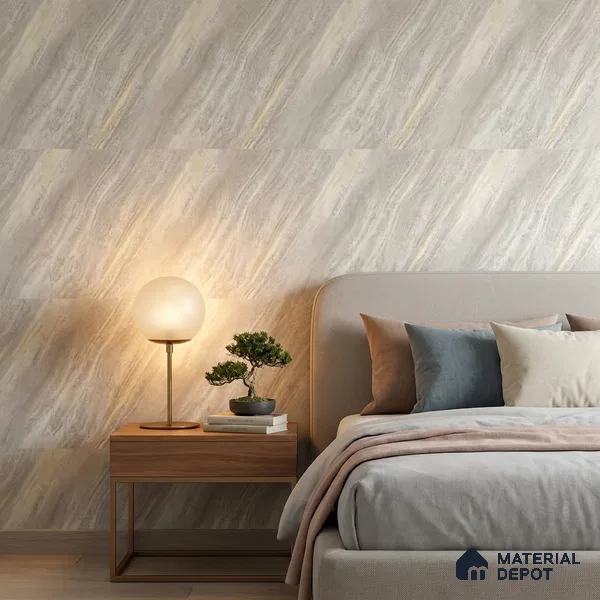 85100-3 | 5 Meter x 42 Inch PVC Marble Look Wallpaper - 57 Sq. Ft. | Minimum 10% wastage during installation