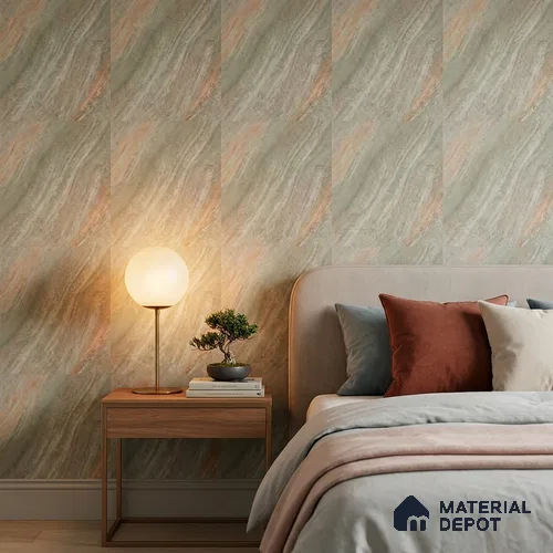 85100-5 | 5 Meter x 42 Inch PVC Marble Look Wallpaper - 57 Sq. Ft. | Minimum 10% wastage during installation