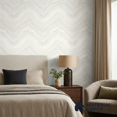 85068-8 | 5 Meter x 42 Inch PVC Marble Look Wallpaper - 57 Sq. Ft. | Minimum 10% wastage during installation