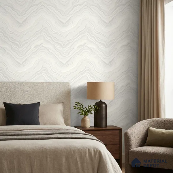 85068-8 | 5 Meter x 42 Inch PVC Marble Look Wallpaper - 57 Sq. Ft. | Minimum 10% wastage during installation