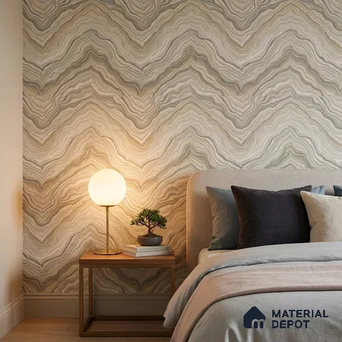 85068-10 | 5 Meter x 42 Inch PVC Marble Look Wallpaper - 57 Sq. Ft. | Minimum 10% wastage during installation
