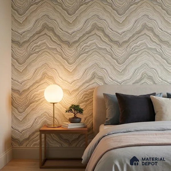 85068-10 | 5 Meter x 42 Inch PVC Marble Look Wallpaper - 57 Sq. Ft. | Minimum 10% wastage during installation