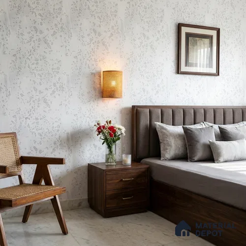 RD2604 | 10 Meter x 21 Inch PVC Texture Look Wallpaper - 57 Sq. Ft. | Minimum 15% wastage during installation