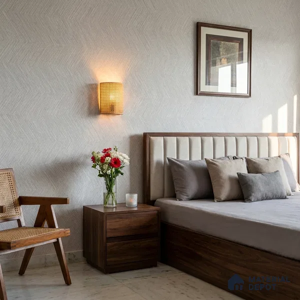 RD2608 | 10 Meter x 21 Inch PVC Patterned Look Wallpaper - 57 Sq. Ft. | Minimum 15% wastage during installation