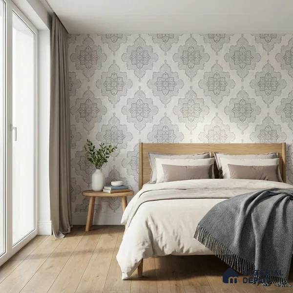 RD2628 | 10 Meter x 21 Inch PVC Patterned Look Wallpaper - 57 Sq. Ft. | Minimum 15% wastage during installation
