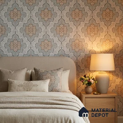 RD2629 | 10 Meter x 21 Inch PVC Patterned Look Wallpaper - 57 Sq. Ft. | Minimum 15% wastage during installation