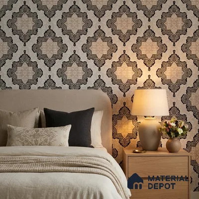 RD2626 | 10 Meter x 21 Inch PVC Patterned Look Wallpaper - 57 Sq. Ft. | Minimum 15% wastage during installation