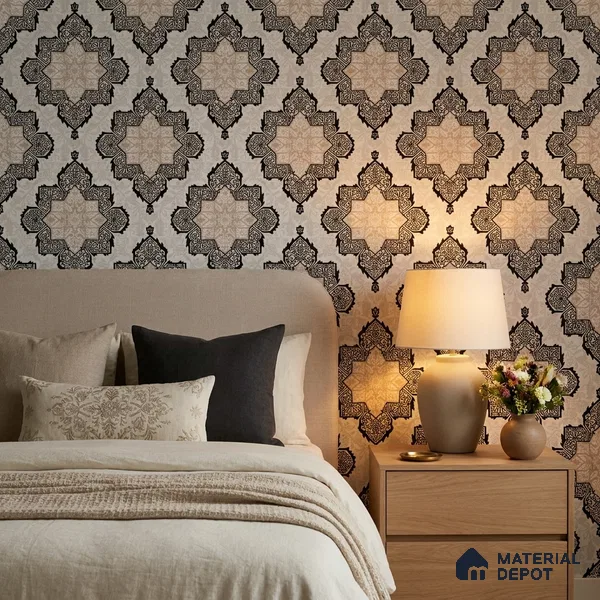 RD2626 | 10 Meter x 21 Inch PVC Patterned Look Wallpaper - 57 Sq. Ft. | Minimum 15% wastage during installation