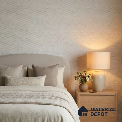RD2638 | Warm Grey Pebble Texture PVC Patterned Wallpaper - 10 Meter x 21 Inch, 57 Sq. Ft. (Min. 15% Wastage)