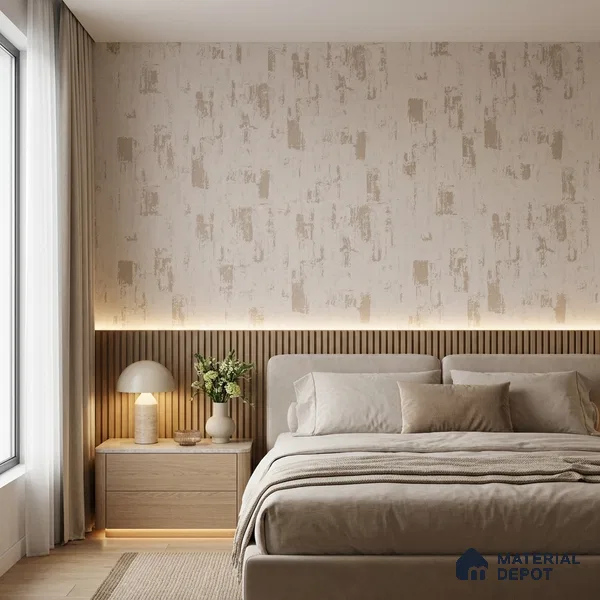 RD2647 | 10 Meter x 21 Inch PVC Texture Look Wallpaper - 57 Sq. Ft. | Minimum 15% wastage during installation