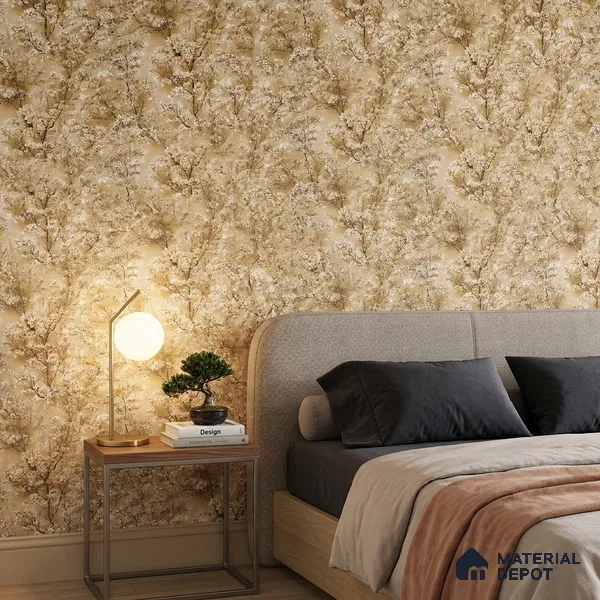 23801 | 10 Meter x 21 Inches Florals Look Wallpaper - 57.41 Sq. Ft. | Minimum 15% wastage during installation