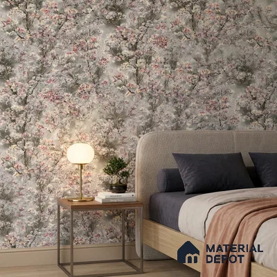 23803 | 10 Meter x 21 Inches Florals Look Wallpaper - 57.41 Sq. Ft. | Minimum 15% wastage during installation