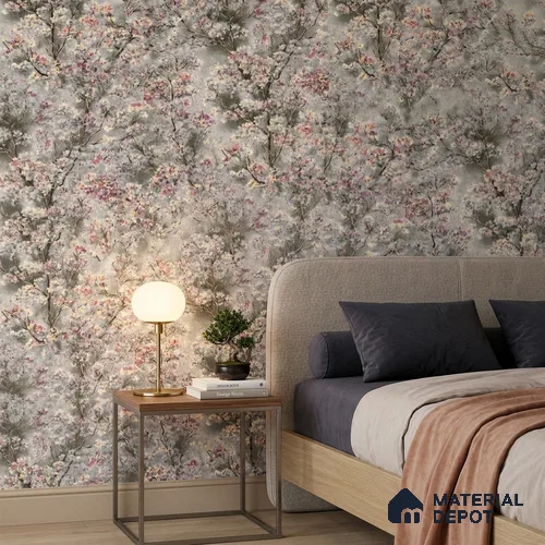 23803 | 10 Meter x 21 Inches Florals Look Wallpaper - 57.41 Sq. Ft. | Minimum 15% wastage during installation
