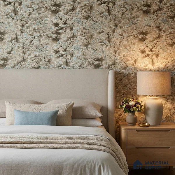 23805 | 10 Meter x 21 Inches Florals Look Wallpaper - 57.41 Sq. Ft. | Minimum 15% wastage during installation