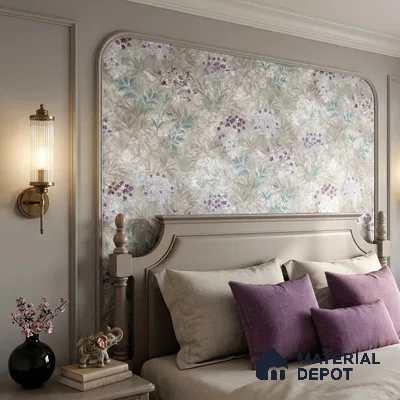 23826 | 10 Meter x 21 Inches Florals Look Wallpaper - 57.41 Sq. Ft. | Minimum 15% wastage during installation