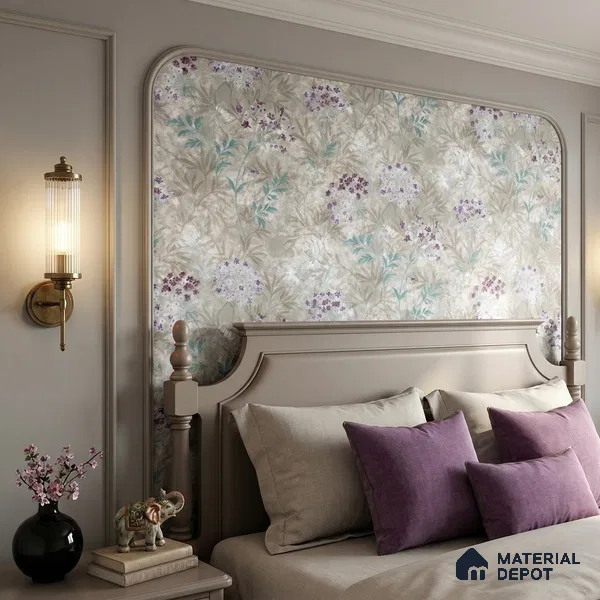 23826 | 10 Meter x 21 Inches Florals Look Wallpaper - 57.41 Sq. Ft. | Minimum 15% wastage during installation