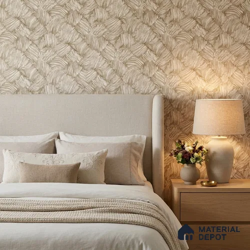 23832 | 10 Meter x 21 Inches Patterned Look Wallpaper - 57.41 Sq. Ft. | Minimum 15% wastage during installation
