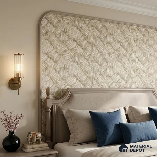 23834 | 10 Meter x 21 Inches Patterned Look Wallpaper - 57.41 Sq. Ft. | Minimum 15% wastage during installation