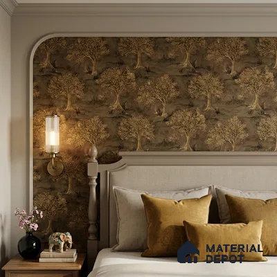 23836 | 10 Meter x 21 Inches Tropical Look Wallpaper - 57.41 Sq. Ft. | Minimum 15% wastage during installation