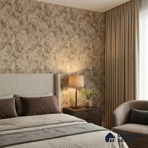 23842 | 10 Meter x 21 Inches Patterned Look Wallpaper - 57.41 Sq. Ft. | Minimum 15% wastage during installation
