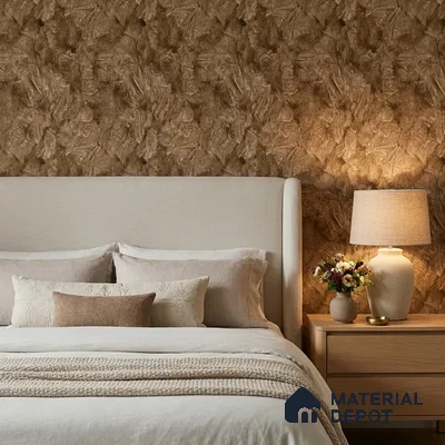 23843 | Warm Tan Diamond Weave Patterned Wallpaper - 10 Meter x 21 Inches, 57.41 Sq. Ft. (Min. 15% Wastage)