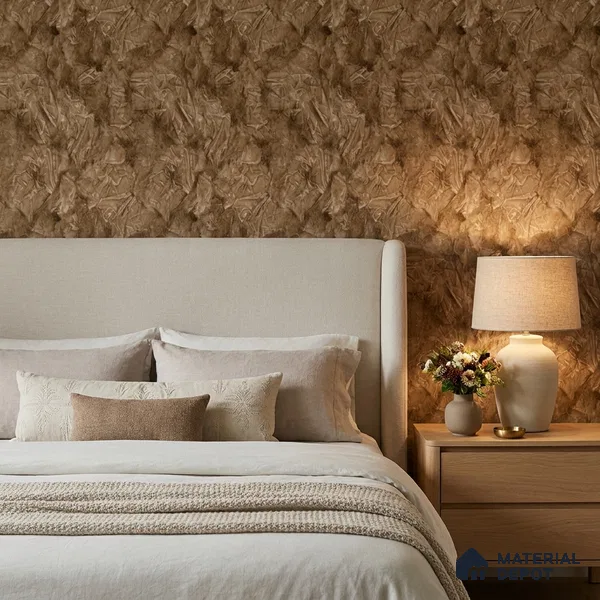 23843 | Warm Tan Diamond Weave Patterned Wallpaper - 10 Meter x 21 Inches, 57.41 Sq. Ft. (Min. 15% Wastage)