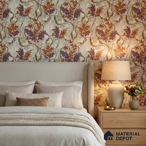23849 | 10 Meter x 21 Inches Florals Look Wallpaper - 57.41 Sq. Ft. | Minimum 15% wastage during installation