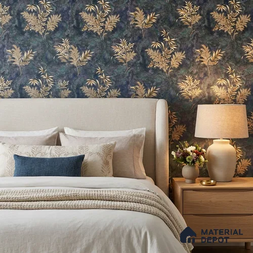 23850 | 10 Meter x 21 Inches Florals Look Wallpaper - 57.41 Sq. Ft. | Minimum 15% wastage during installation