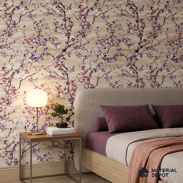 23853 | 10 Meter x 21 Inches Florals Look Wallpaper - 57.41 Sq. Ft. | Minimum 15% wastage during installation