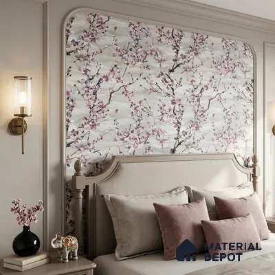 23859 | 10 Meter x 21 Inches Florals Look Wallpaper - 57.41 Sq. Ft. | Minimum 15% wastage during installation