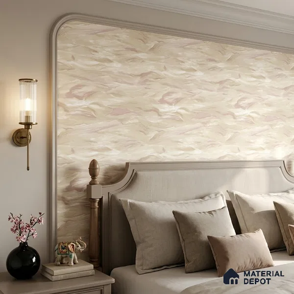 23854 | 10 Meter x 21 Inches Marble Look Wallpaper - 57.41 Sq. Ft. | Minimum 10% wastage during installation