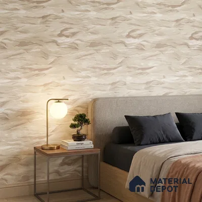 23858 | 10 Meter x 21 Inches Marble Look Wallpaper - 57.41 Sq. Ft. | Minimum 10% wastage during installation