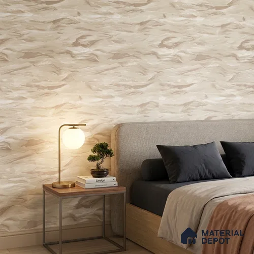 23858 | 10 Meter x 21 Inches Marble Look Wallpaper - 57.41 Sq. Ft. | Minimum 10% wastage during installation