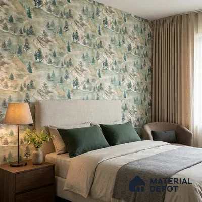 23861 | 10 Meter x 21 Inches Nature Look Wallpaper - 57.41 Sq. Ft. | Minimum 15% wastage during installation