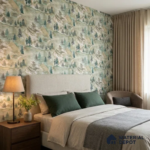 23861 | 10 Meter x 21 Inches Nature Look Wallpaper - 57.41 Sq. Ft. | Minimum 15% wastage during installation