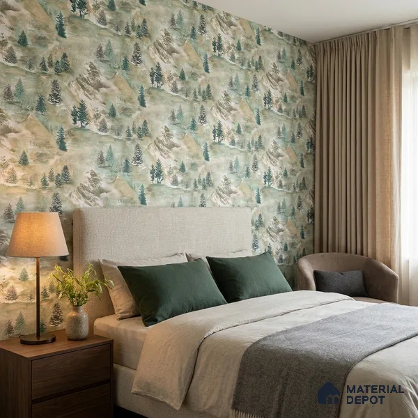 23861 | 10 Meter x 21 Inches Nature Look Wallpaper - 57.41 Sq. Ft. | Minimum 15% wastage during installation