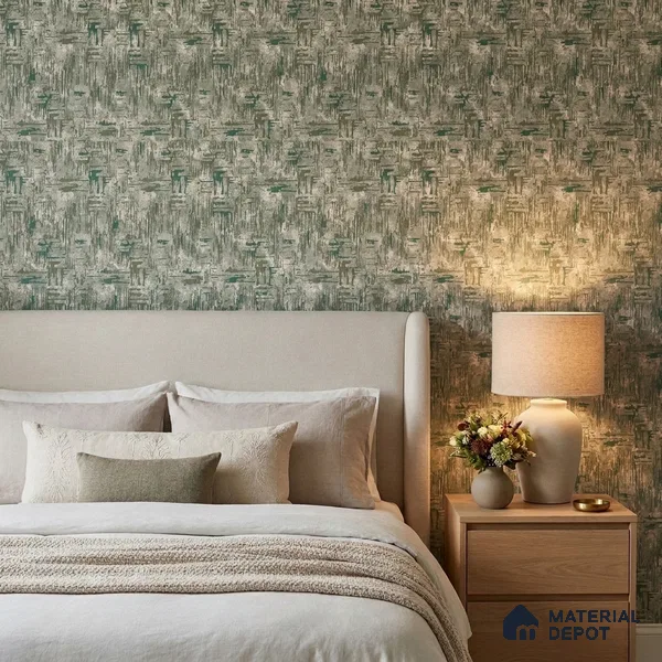 23873 | 10 Meter x 21 Inches Patterned Look Wallpaper - 57.41 Sq. Ft. | Minimum 15% wastage during installation
