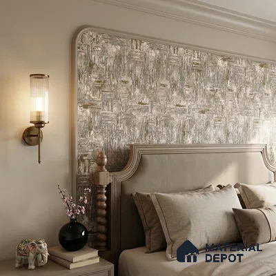 23877 | 10 Meter x 21 Inches Patterned Look Wallpaper - 57.41 Sq. Ft. | Minimum 15% wastage during installation