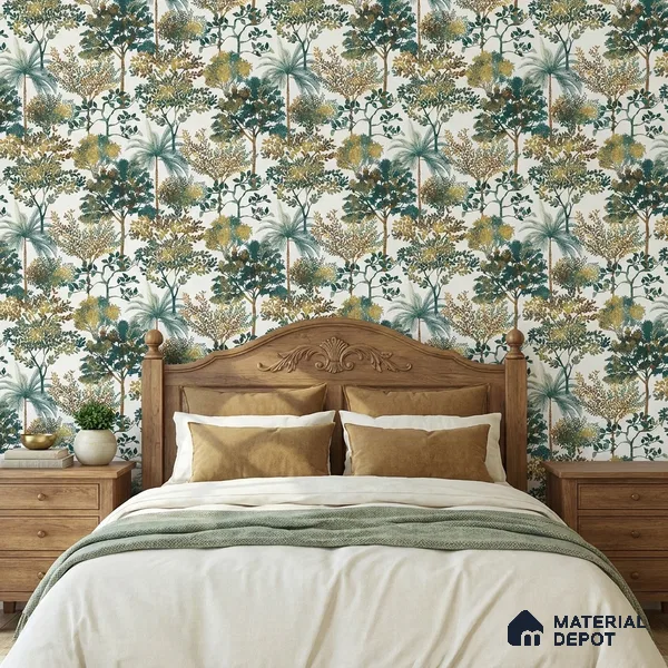 9007 | 10 Meter x 21 Inch Tropical Look Wallpaper - 57 Sq. Ft. | Minimum 15% wastage during installation