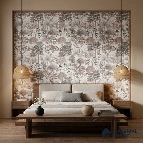 9011 | 10 Meter x 21 Inch  Tropical Look Wallpaper - 57 Sq. Ft. | Minimum 15% wastage during installation