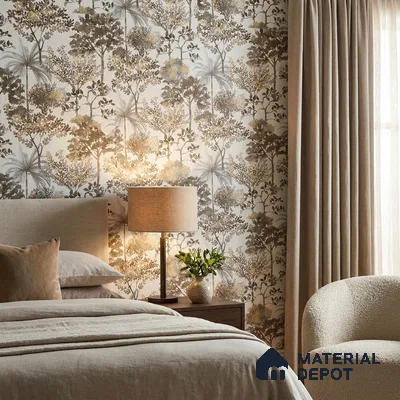 9014 | 10 Meter x 21 Inch  Tropical Look Wallpaper - 57 Sq. Ft. | Minimum 15% wastage during installation